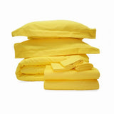 400TC Cotton Sateen Solid Bedding Bundle