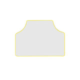 Monogram Cotton Cover Foam Headboard In Embroidery Border