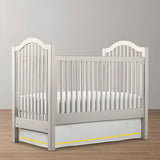 Single Embroidery Cotton Crib Skirt