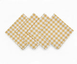Yellow Gingham Napkins