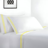400TC Cotton Sateen Classic Embroidery Cotton Sheet Set