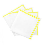 Double Embroidery Border Polycotton Napkins (Set of 4)