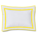 400TC Embroidery & Border Cotton Sateen Solid Pillow Sham