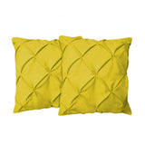400TC Cotton Pintuck Sateen Solid Euro Sham