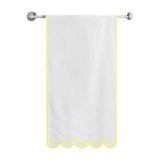 Reverse U Shape Embroidered Bath Towels (Set of 2)
