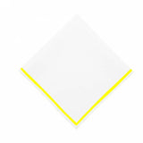 Single Embroidery Border Polycotton Napkins (Set of 4)