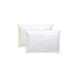 400TC Small Scallop Embroidery Cotton Pillowcases (Set Of 2)