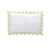 Ashley 400TC Cotton Traingle Embroidery Sateen Solid Pillow Sham