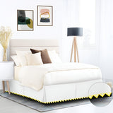 Ashley 400TC Sateen Cotton Traingle Embroidery Tailored Bed Skirt