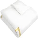 500TC Cotton Triple Embroidery Sateen Solid Duvet Cover Set