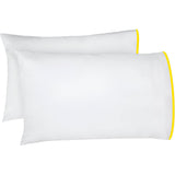 400TC Embroidery Cotton Sateen Solid Sheet Set