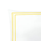 400TC Cotton Classic Embroidery Sateen Solid Euro Sham