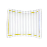 400TC Cotton Single Edge Embroidery Sateen Stripe Duvet Cover Set