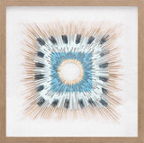 Yenice Natural Wood Geometric Wall Art Set Of Two - Clearance
