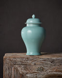 Celadon Small Green Temple Jar