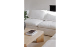 Clay Ottoman Cream White