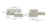 Clay Nook Modular Sectional Coastside Sand