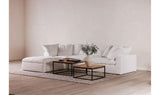 Terra Condo Ottoman Cream White