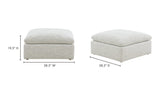 Terra Condo Ottoman Coastside Sand