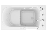 ANZZI Value Series 30 in. x 53 in. Quick Fill Walk-In Whirlpool and Air Tub in White