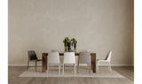Nora Fabric Dining Chair Light Grey - Set Of Two