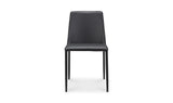 Nora Dining Chair Black Vegan Leather - Set Of Two