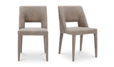 Joyce Dining Chair Light Brown-Set of Two