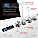 27 in. x 53 in. Walk-In Whirlpool and Air Tub with Total Spa Suite in White
