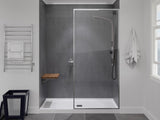 Goreme 24 in. Teak Wall Mounted Shower Seat