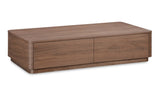 Round Off Coffee Table Walnut Brown