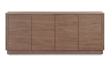 Round Off Sideboard Walnut Brown