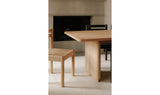 Round Off Large Dining Table Natural Oak