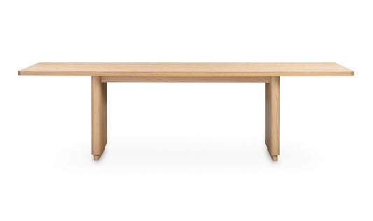 Round Off Large Dining Table Natural Oak
