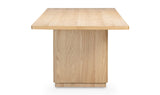 Round Off Large Dining Table Natural Oak