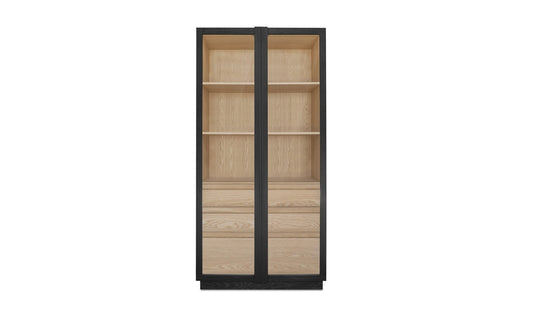Charlotte Tall Cabinet Black