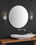 Bel Canto Nickel Wall Sconce