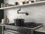 ANZZI Braccia Articulated Pot Filler, Dual Shut-Off Valves, 4 GPM High Flow, 24" Max Reach, Solid Brass Construction, Multiple Finishes