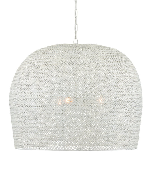 Piero Large White Chandelier