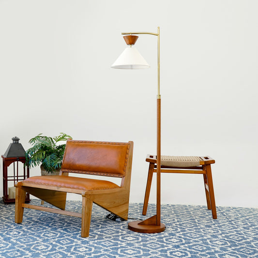 Zensa Brown Floor Lamp