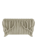 Rectangular Faux Bois Planter
