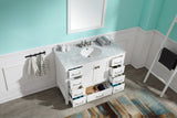 Chateau 48 in. W x 36 in. H Bathroom Bath Vanity Set in Rich White