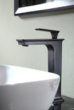 ANZZI Saunter High Arc Single Hole Faucet (8.75" H), 1.2 GPM WaterSense Certified, Rhino Alloy Solid Brass, for Vessel Sinks, Various Finishes