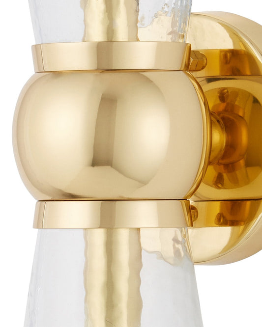 Byford Brass Bath Wall Sconce