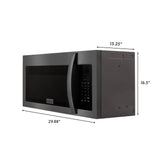 ZLINE Over The Range Microwave Oven, Black Stainless, MWO-OTR-30-BS