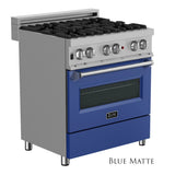 ZLINE 30" Bundle Range RAS-BM-30 & Range Hood 8654BM-30, 2KP-RASBMRH30