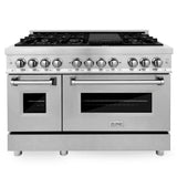 ZLINE 48" Bundle Range RA-SN-48 & Range Hood KB-48, 2KP-RASNRH48
