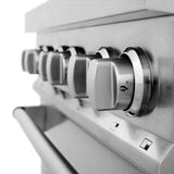 ZLINE 30" Bundle Range RAS-SN-30 & Range Hood 8654SN-30, 2KP-RASSNRH30