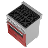 ZLINE 30" Bundle Range RAS-RM-30 & Range Hood 8654RM-30, 2KP-RASRMRH30
