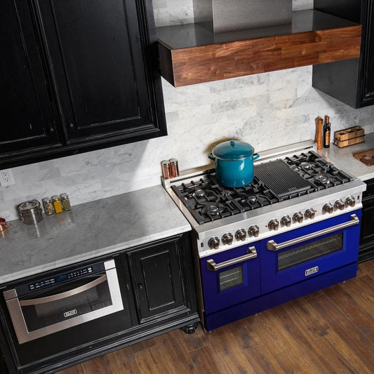 ZLINE 48" Bundle Range RA-48 & Range Hood KB-48, 2KP-RABGRH48