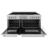 ZLINE Kitchen Package Refrigerator, Range , Range Hood , Microwave, Dishwasher 5KPR-RARH60-MWDWV